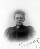 Tekla Forssell år 1896.
Postexpeditör.
Postexpeditör Tekla Erika Charlotta Forssell. Född 1862 i Skara, död 1940 i Skara.
Dotter till Nils Edvard Forssell och Maria Forssell (f. Torin). 
Syster till Karl Bror Jacob Forssell och Emma Walter (f. Forssell).

Ida Hammar drev fotoateljé på Skolgatan 13 & 14 i Skara. Firman etablerades 1895. Filial i Axvall och Nossebro.