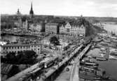 Stockholm.

Skeppsbron, Slussen