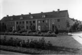 Stockholm, Äppelviken, hörnhuset vid husraderna.