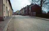 Storgatan med kullersten i Vimmerby.