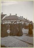 Kvinnor på Larmtorget i Kalmar 1896.