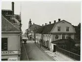 Kreugerska huset och Hotell Witt från Kavaljeren år 1908.