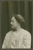 Greta Fornander, Flickskolan 1910. Kom till Amerika dog där ganska ung.