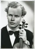 Musiker Josef Aldén.
Foto  1948-05-10.