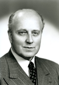 Gustaf Hallgren, specerihandlare, Herman Thernströms efterträdare, speceriaffär Storgatan 14.

Foto 1948-10-04.