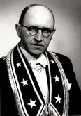 Alvar Sjöberg, bankdirektör, Skånska Banken.
Foto 1949-02-15
