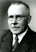 Sigurd Stridbeck, stationsinspektör.

Foto 1949-05-13.