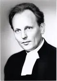 Gustaf Bjarnegård, senare kyrkoherde i Läckeby.

Foto 1949-06-10