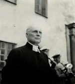 Kortet taget vid Husarmötet på Kalmar slott i augusti 1947.