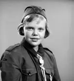 Ingrid Söderlund. Foto i november 1957.
