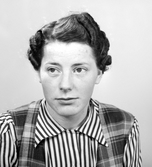 Karin Axelsson. Foto 1952.
