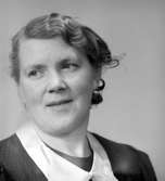 Elsy Jansson (?). Foto i februari 1940.

