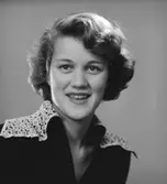 Fröken Norling. Foto 1950.
