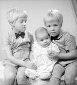 Barnen Engberg, Lappstan. Foto i september 1945.
