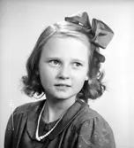 Kerstin Nygren. Foto i november 1945.
