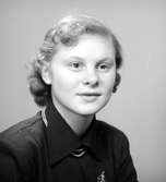 Margareta Eriksson. Foto 1952.
