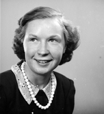 Inga Lisa Zettergren, Enbo. Foto i februari 1952.