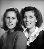 Ellen Svensson, Gävle. Foto i november 1945.
