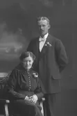 E. Bergman med fru, Lärkebo, Gävle