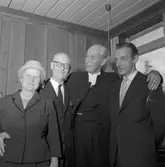 Kyrkoherde Per Bolinder avskedspredikan i Bomhus kyrka oktober 1960.