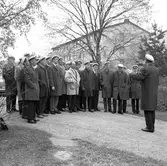 ABF Manskör vid Solgården. Maj 1968