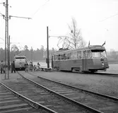 Spårvagnar. Gävlebilder äldre.