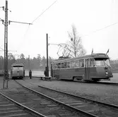 Spårvagnar. Gävlebilder äldre.