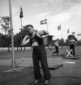 O Hagstedt. Släggkastare.