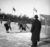SM-finalen i bandy på Strömvallen. 5/3- 1939
