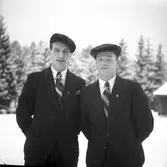 S. Lindström och A. Bergström. Hofors sport.