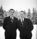 S. Lindström och A. Bergström. Hofors sport.