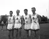Brandkårens stafettlag 4 x 1500 svenskt rekord 1938