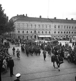 Svenska Cirkus Orlando turnerande tillsammans med holländska Cirkus Strassburger, 1938.