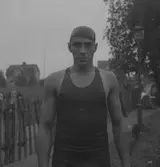 Simmare och rekordhållare, Folke Sköld.