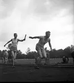 Storviks idrottsplats och tävlingar i idrottskursen. 1941