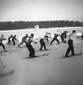 Koperationsstafetten på skidor. 1941