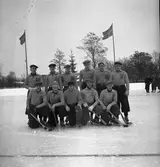 Gästrikland - Stockholm i bandy. 1942