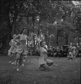 Socialdemokraternas friluftmöte vid Rettigs villa.
16/8 1942