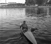 Kanotpaddling. 1942