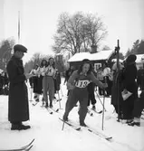 Skolungdomars fettisdagstävlingar. 1945