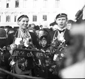 Studentexamen dag 1. 1945