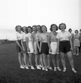 Ångväveriets lag i Kooperativ stafett. 1939