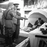 Utländsk militär och attachér på besök.