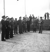 Utländsk militär och attachér på besök.