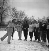 Lise-Lott Landtech,  Britta Råhlén.

Gävleflickorna 1947