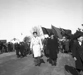 Första Maj och majblomsförsäljning. 1947