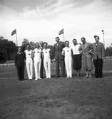 SM i landskamp i tävlingsgymnastik. 1946