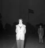 Internationella idrottstävlingar på Strömvallen. 1946