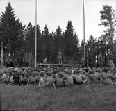 Unga örnars läger i Furuvik. 1943