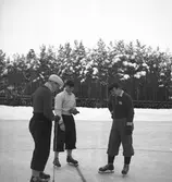 Bandymatch mellan Skutskär - Huge. 1943